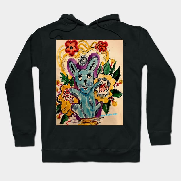 Rabbit Joy Hoodie by Kater